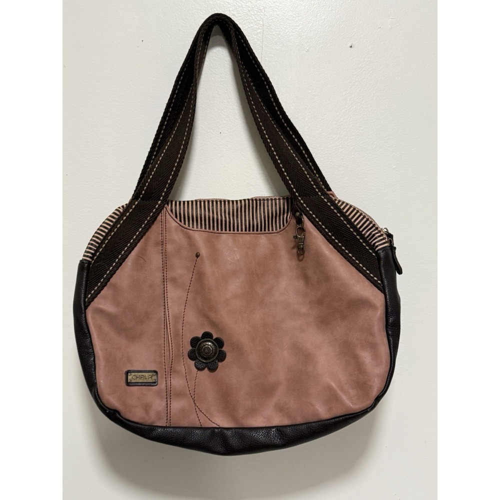 New Chala Bowling Tote Large Bag Dusty Rose Pink